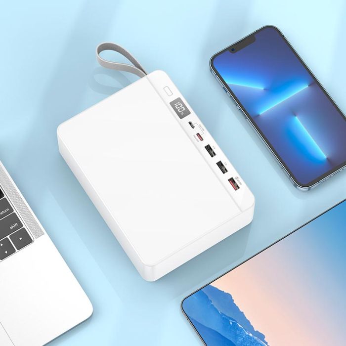 Hoco Overlord fully compatible J94 75000 mAh | 3USB/Type-C, PD/QC, 20W/5A |