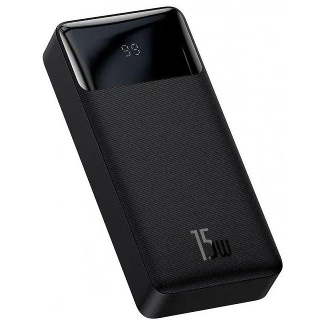 Baseus Bipow PPDML-J01 20000 mAh, 2USB, Type-C, 3A, 15W, QC, чорне N