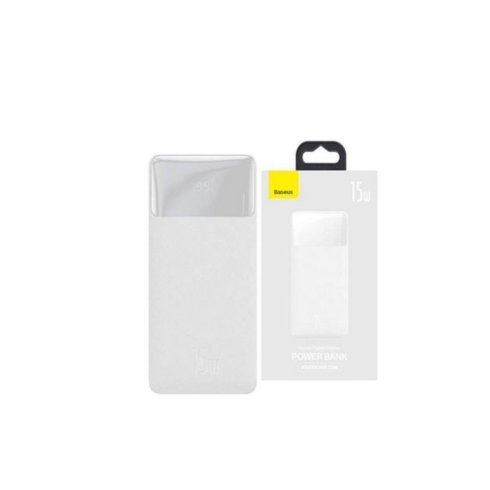 Baseus Bipow Digital Display 15W 20000 mAh White (PPDML-J02) (1283126