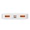 Baseus 20000 mAh зі швидкою зарядкою 2USB/1Type 3A/20W Білий