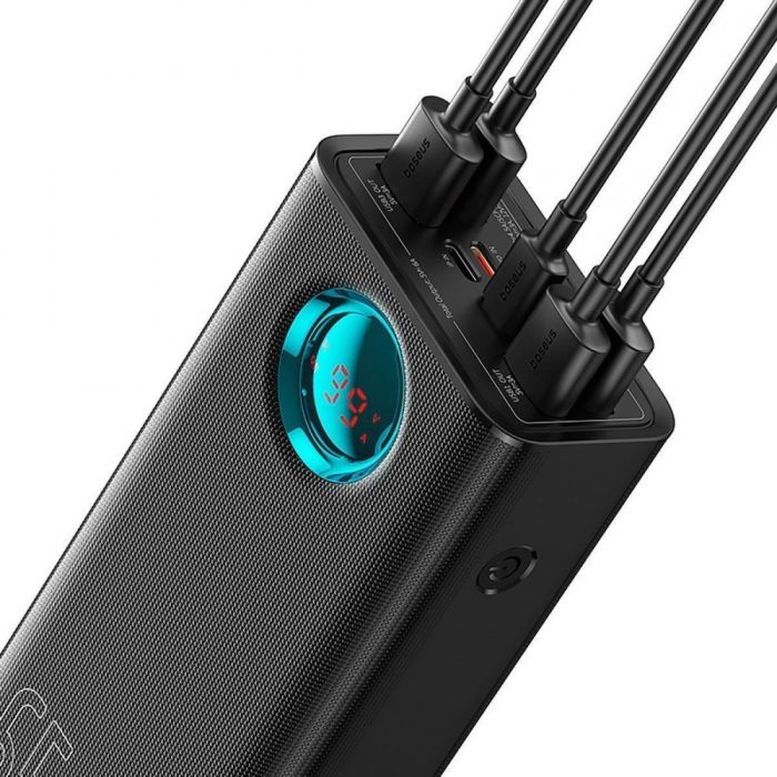 Baseus 30000 mAh |6A/65W,4USB/Type-C/Lightning, QC/PD| для ноутбука, телефону