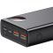 Power Bank Baseus Adaman Metal Digital Display 20000mAh 65W, Black (QC3.0 PD3.0)