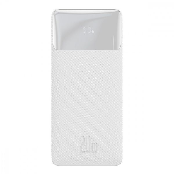Baseus Bipow Digital Display Overseas 20W 30000mAh White (PPBD050402)