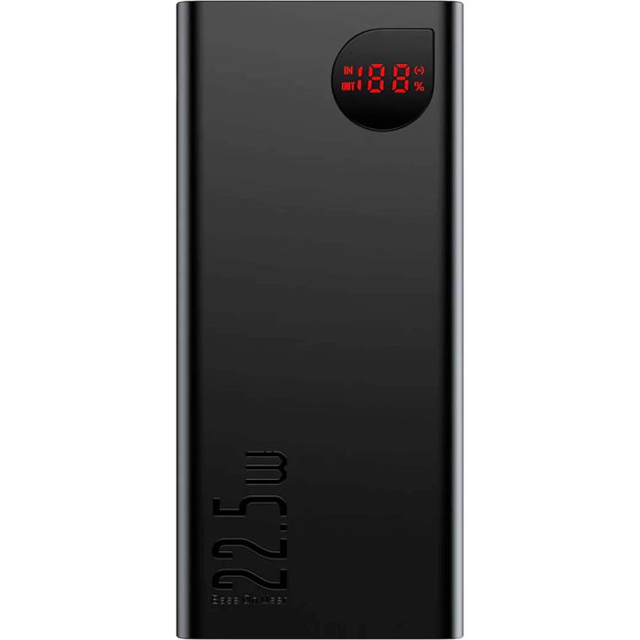 Baseus Adaman Metal Digital Display 40000 mAh 22.5 Вт Black (PPAD020001) [97961]