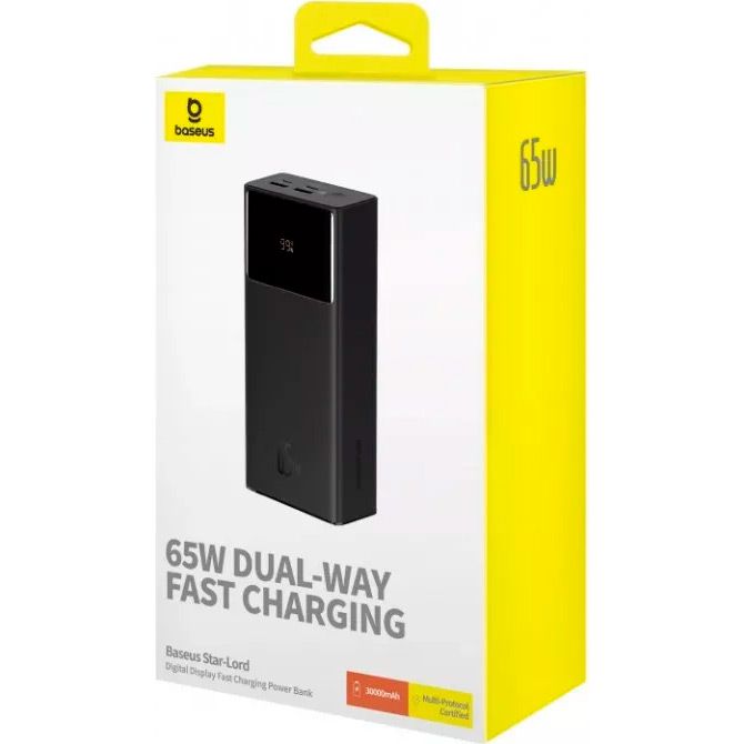 Baseus Star-Lord Digital Display 65W 30000 mAh Black (P10022908113-00) [98208]