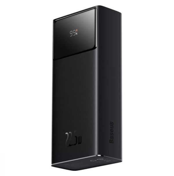 Power Bank портативне зарядне Baseus Star Lord Display 22.5Вт 30000 mAh black