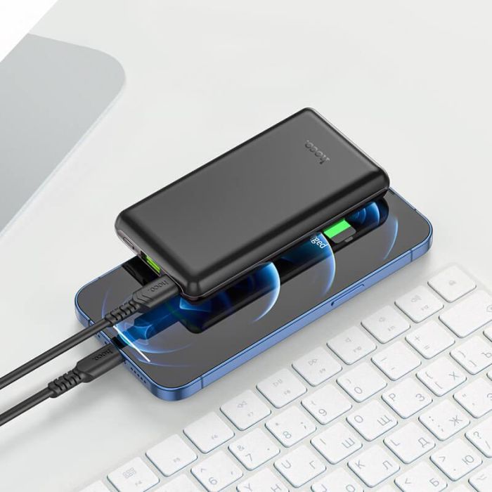 Hoco Q7 10000mAhод USB Type-C 3A Чорний