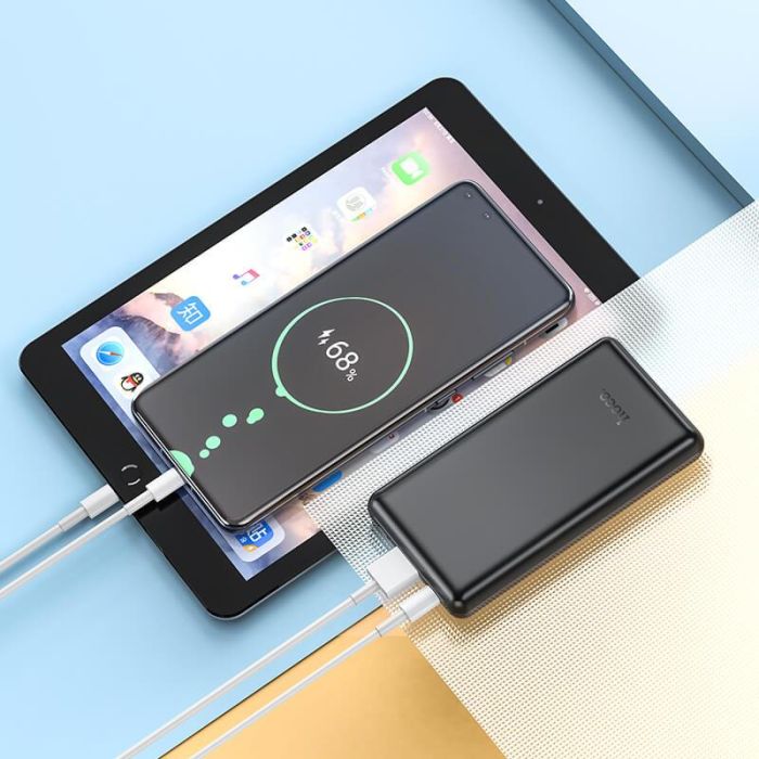 Hoco Q7 10000mAhод USB Type-C 3A Чорний
