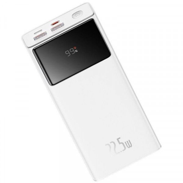 Baseus PPXJ060002 Star Lord Display 20000 mAh 22.5W 2хUSB-A QC3.0 Li-pol white