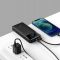 Baseus Bipow Digital Display PowerBank 20000 mAh Type-C + 2xUSB + Micro USB 15W Black (PPBD050101)