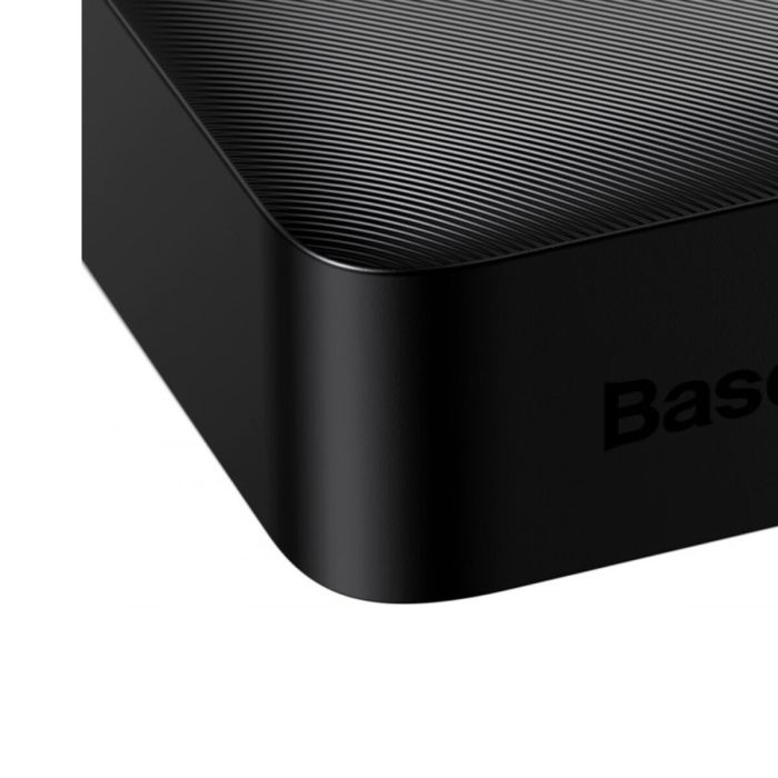 Baseus Bipow Digital Display PowerBank 20000 mAh Type-C + 2xUSB + Micro USB 20W Black (PPBD050501)