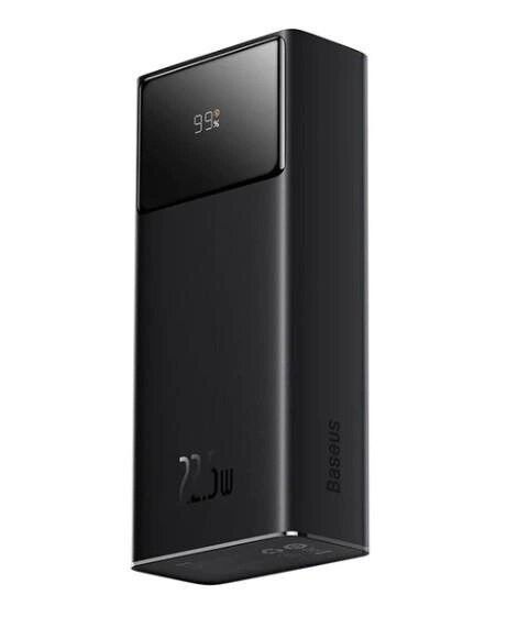 Baseus Star-Lord Digital Display Fast Charge 30000 mAh 22.5W 2xUSB/Type-C/microUSB Black