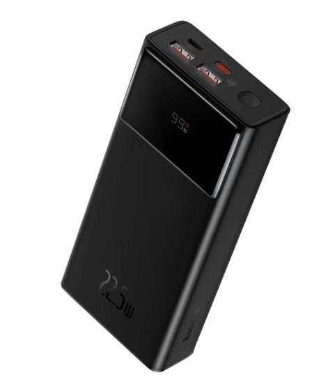 Baseus Star-Lord Digital Display Fast Charge 30000 mAh 22.5W 2xUSB/Type-C/microUSB Black