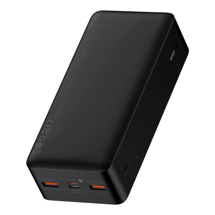 Baseus Bipow Overseas 20W зі швидкою зарядкою 2USB/1Type 30000 Чорний