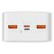 Baseus Bipow Overseas 20W зі швидкою зарядкою 2USB/1Type 30000 Білий