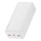 Baseus Bipow Overseas 20W зі швидкою зарядкою 2USB/1Type 30000 Білий