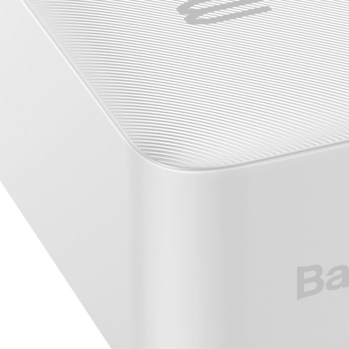 Baseus Bipow Overseas 20W зі швидкою зарядкою 2USB/1Type 30000 Білий