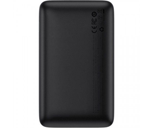 Baseus Bipow Pro 20000 mAh 22.5W, 2хUSB-A QC3.0, In USB-C Li-pol, Display + Cable, black