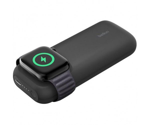 Belkin BoostCharge Pro 10000 mAh 20W з швидким бездротовим Charger для Apple Watch Black (BPD005BTBK)