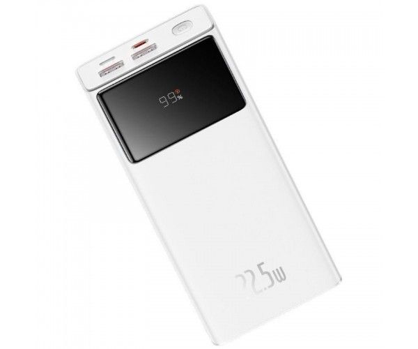 Baseus Star Lord Display 20000mAh 22.5W, 2хUSB-A QC3.0, In USB-C Li-pol, white