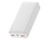 Baseus Bipow Digital Display 20000 mAh 20W QC3.0/PD3.0 2xUSB+Type C Біла