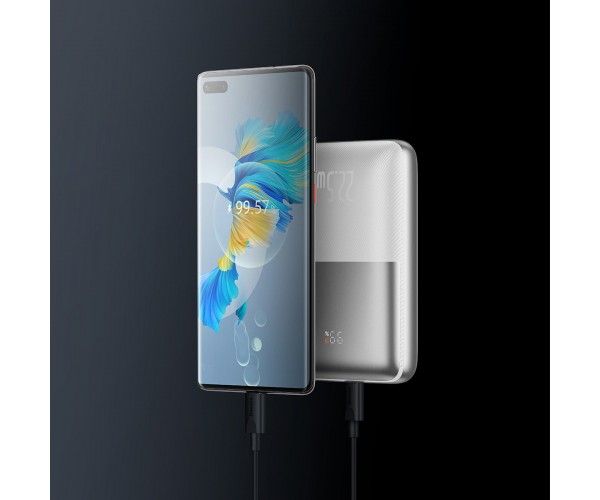 Baseus Bipow Pro 20000 mAh 22.5W, 2хUSB-A QC3.0, In USB-C Li-pol, Display + Cable, white