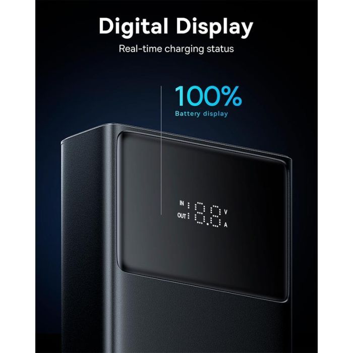 Baseus 65W 20000 mAh Star-Lord Display 2024 Edition для MacBook/iPad/iPhone/Xiaomi/ Samsung/Huawei/Lenovo