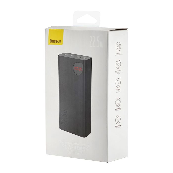 Baseus Star-Lord Digital Display Fast Charge 30000 mAh 22.5W Black