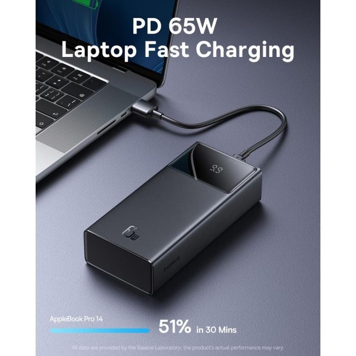 Baseus Star-Lord Digital Display 30000 mAh 2USB/Type-C, PD/QC, 65W/3A P10022908113-00