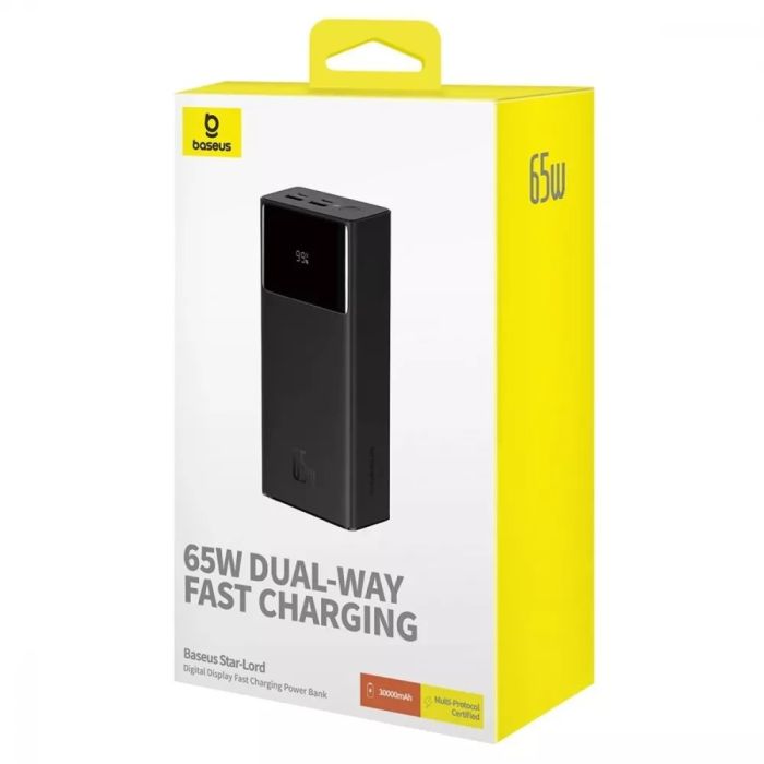 Baseus Star-Lord Digital Display 30000 mAh 2USB/Type-C, PD/QC, 65W/3A P10022908113-00