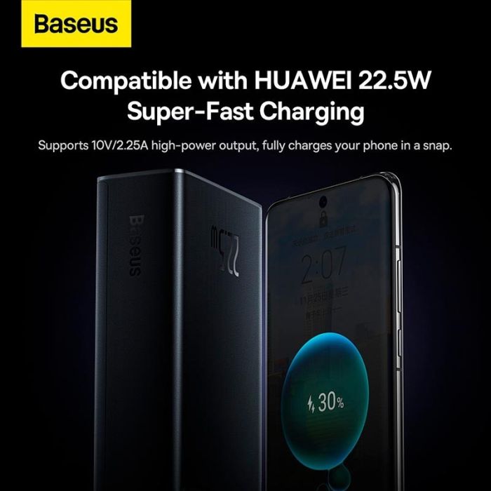 Baseus Star-Lord Digital Display 30000 mAh USB/Type-C, PD/QC, 22.5W/3A