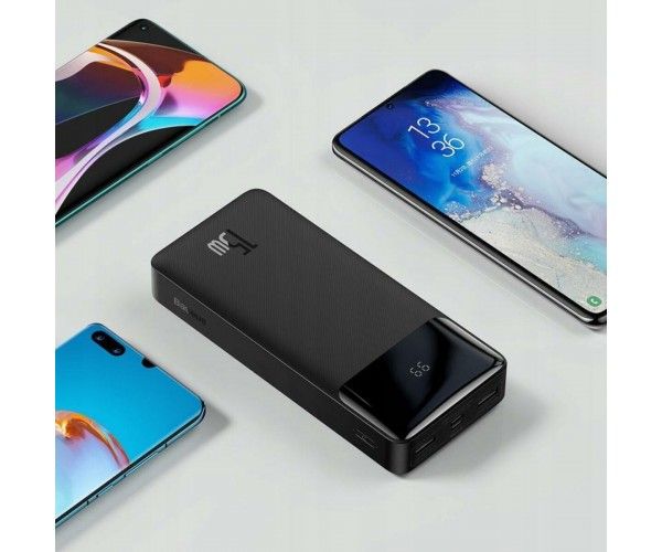 Baseus Bipow Digital Display 20000 mAh 15W Black