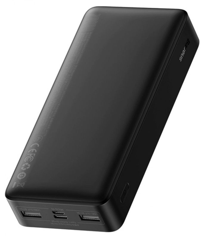 Baseus Bipow Digital Display Power bank, 20000 mAh, 15W, Чорний PPBD050101