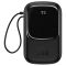 Baseus Qpow Pro Digital Display Fast Charge 20000 mAh 20W iP Edition Black Type-C 3A 0.3m Black PPQD060201