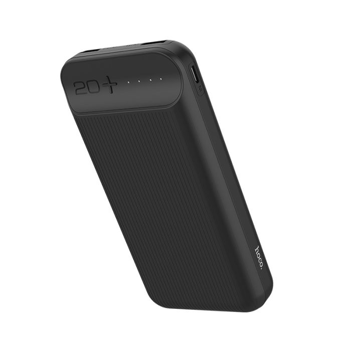 Hoco J52A New Joy 20000 mAh 2USB Чорний з LED-індикатором