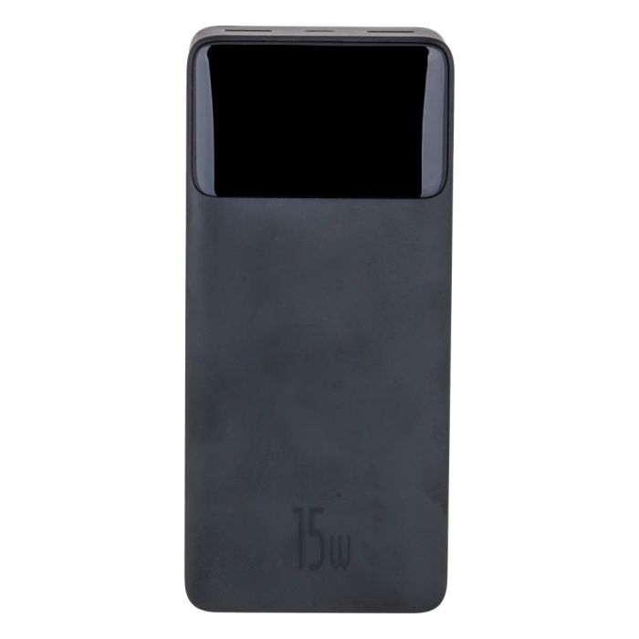 Baseus PPDML-K Bipow 15W 30000 mAh 2USB/1Type-C Чорний