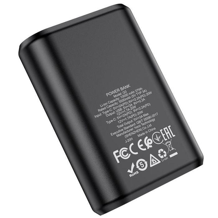 Hoco Q3 Mayflower 10000 mAh QC3.0&PD 20W Чорний