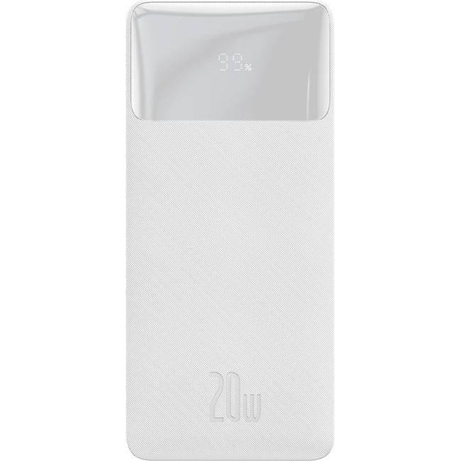 Baseus Bipow Digital Display 20W 20000 mAh White (PPDML-M02) (1283126558771)