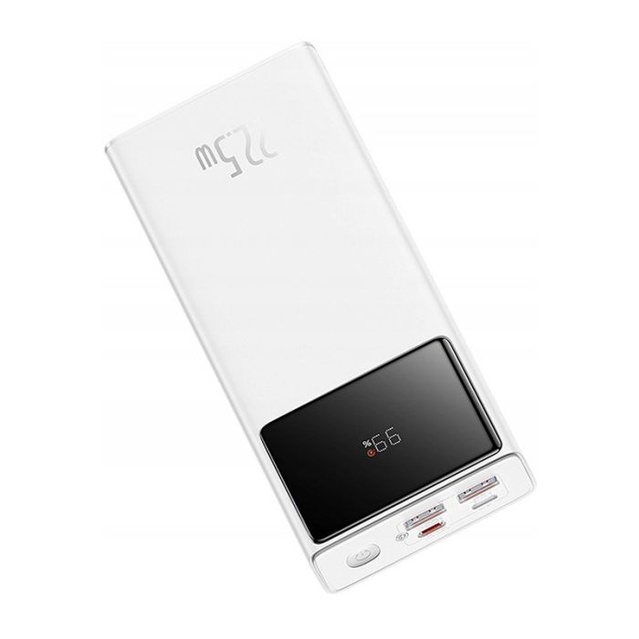 Baseus Star-Lord Digital Display 30000 mAh USB/Type-C, PD/QC, 22.5W/3A Білий