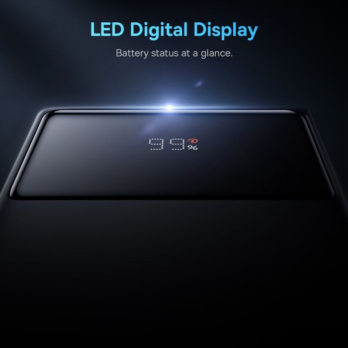 Baseus Star-Lord Digital Display 22.5W 10000 mAh PD, QC Чорний