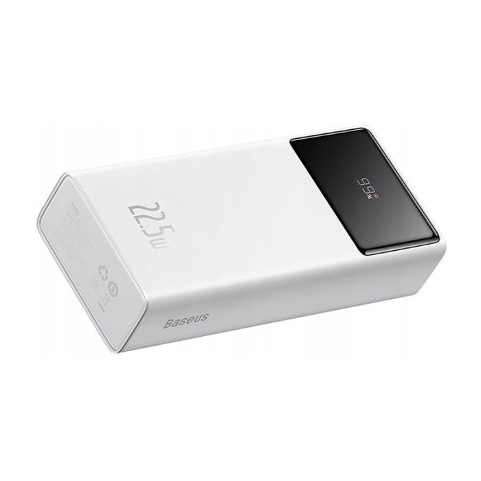 Baseus Star-Lord Digital Display 30000 mAh USB/Type-C, PD/QC, 22.5W/3A Білий