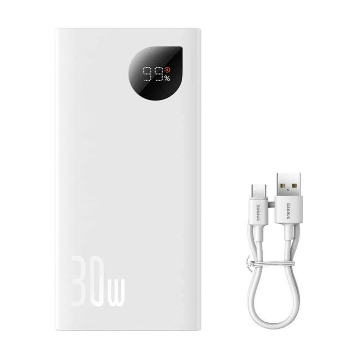 Baseus Adaman 2 20000 mAh 30w, pd, qc, White (ppad050002)