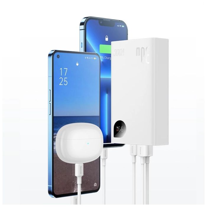 Baseus Adaman 2 20000 mAh 30w, pd, qc, White (ppad050002)