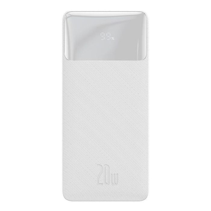 Baseus Bipow Digital Display 10000 mAh 20W (PPDML-L02) біла