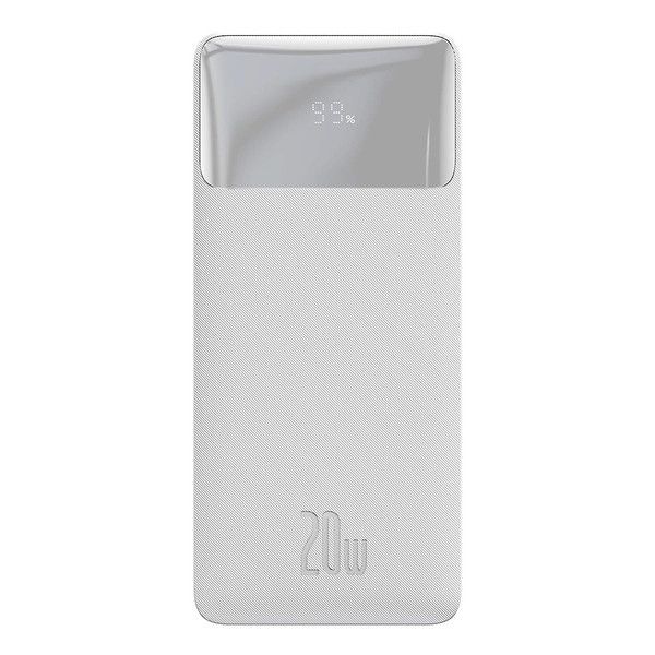 Baseus Bipow Digital Display 10000 mAh 20W (PPDML-L02) біла