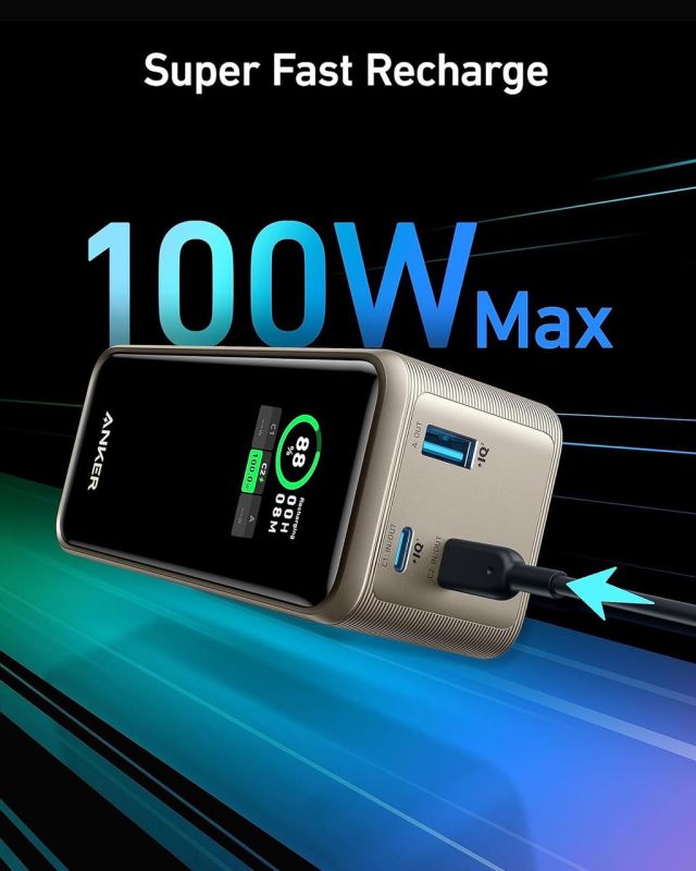 Anker Prime 20 000 mAh потужністю 200 Вт, Bronze