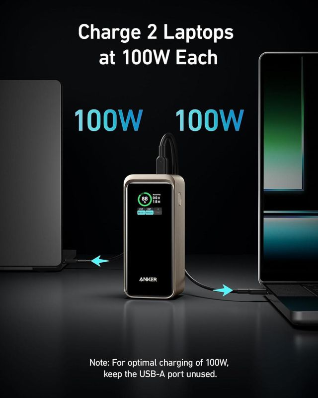 Anker Prime 20 000 mAh потужністю 200 Вт, Bronze