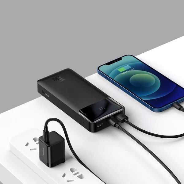 Baseus Bipow Digital Display 20000 mAh 15W PPDML-J01 Black