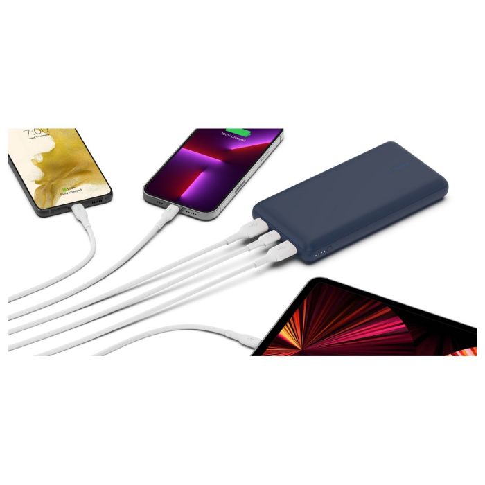 Belkin 20000мА·год 15Вт, 2хUSB-A/USB-C, блакитний
