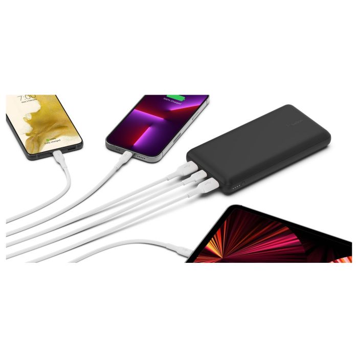 Belkin 20000мА·год 15Вт, 2хUSB-A/USB-C, чорний